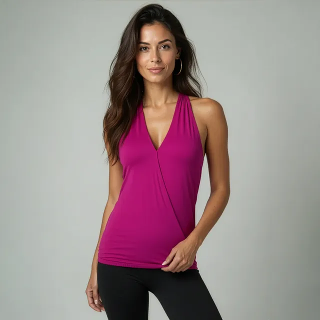 yogistar-ala-yoga-racerback-v-neck-raspberry-bambus-viskose image 1