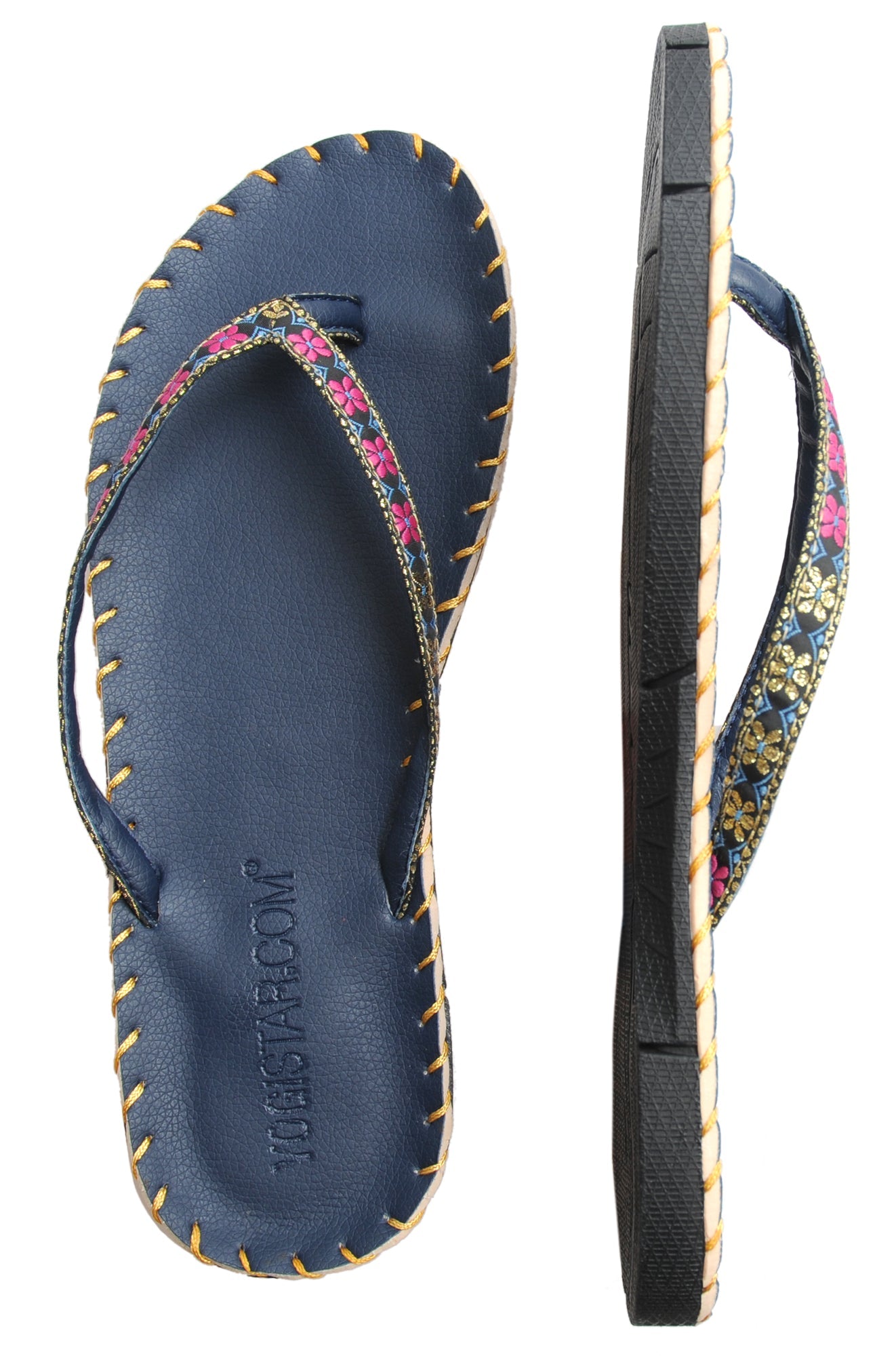 yogistar-yoga-sandalen-navy-blue-ethno-brokat-zehentrenner image 2