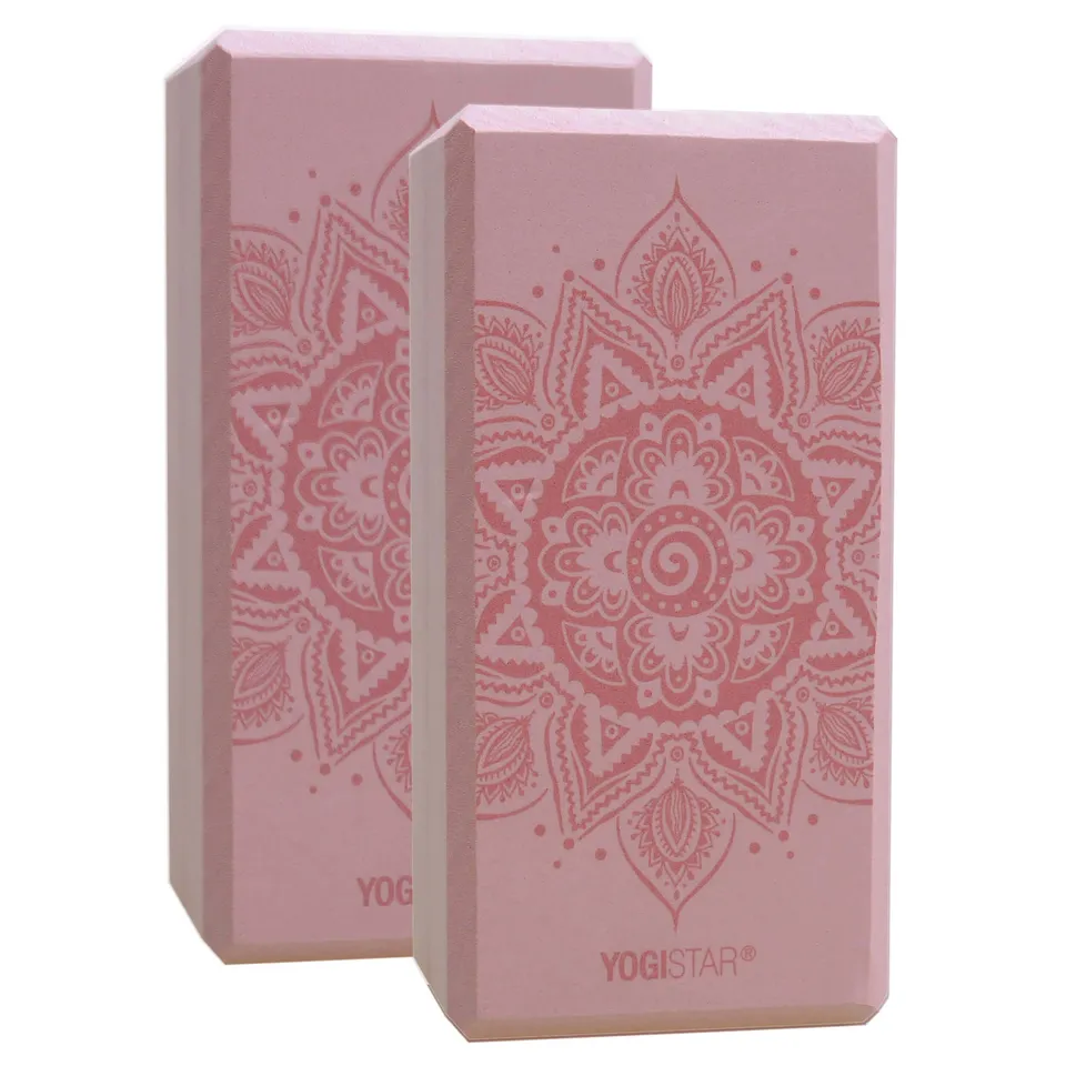 yogistar-yogablock-yogiblock-basic-spiral-mandala-velvet-rose-2er-set image 1