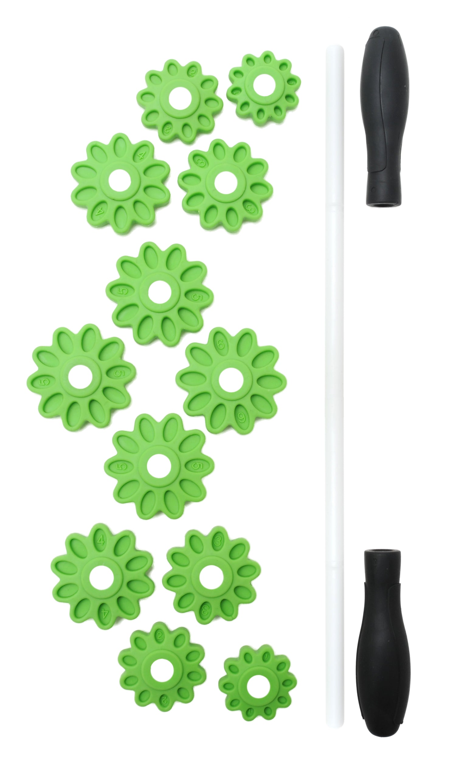 yogistar-faszienroller-massageroller-green-flower image 3
