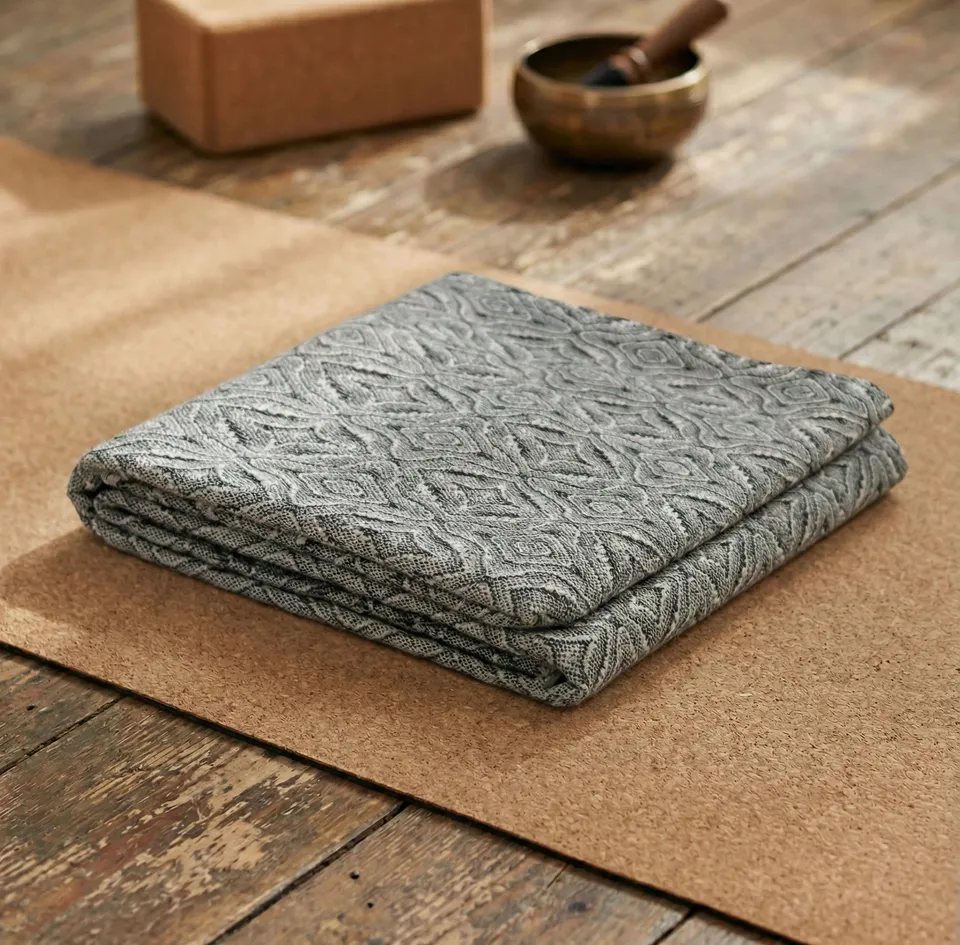 yogistar-yogadecke-yogiblanket-calm-down-ornament-baumwolle image 1