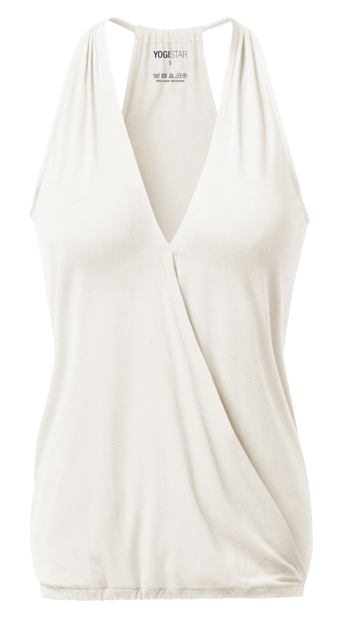 yogistar-yoga-racerback-v-neck-ala-ivory image 2