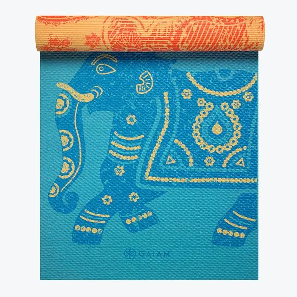 gaiam-reversible-elephant-yogamatte-6mm image 1