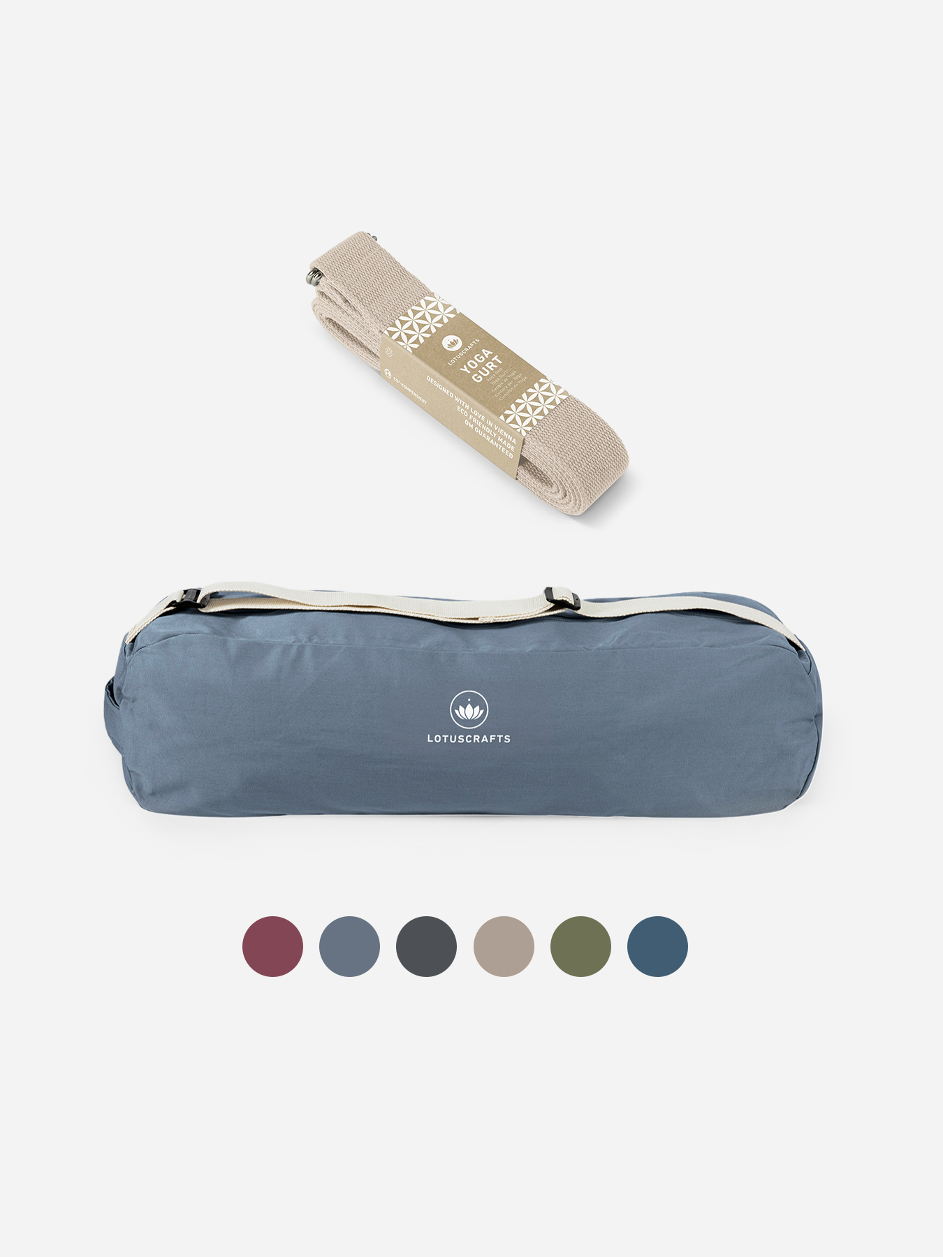lotuscrafts-yoga-tasche-gurt-set-bio-baumwolle image 1