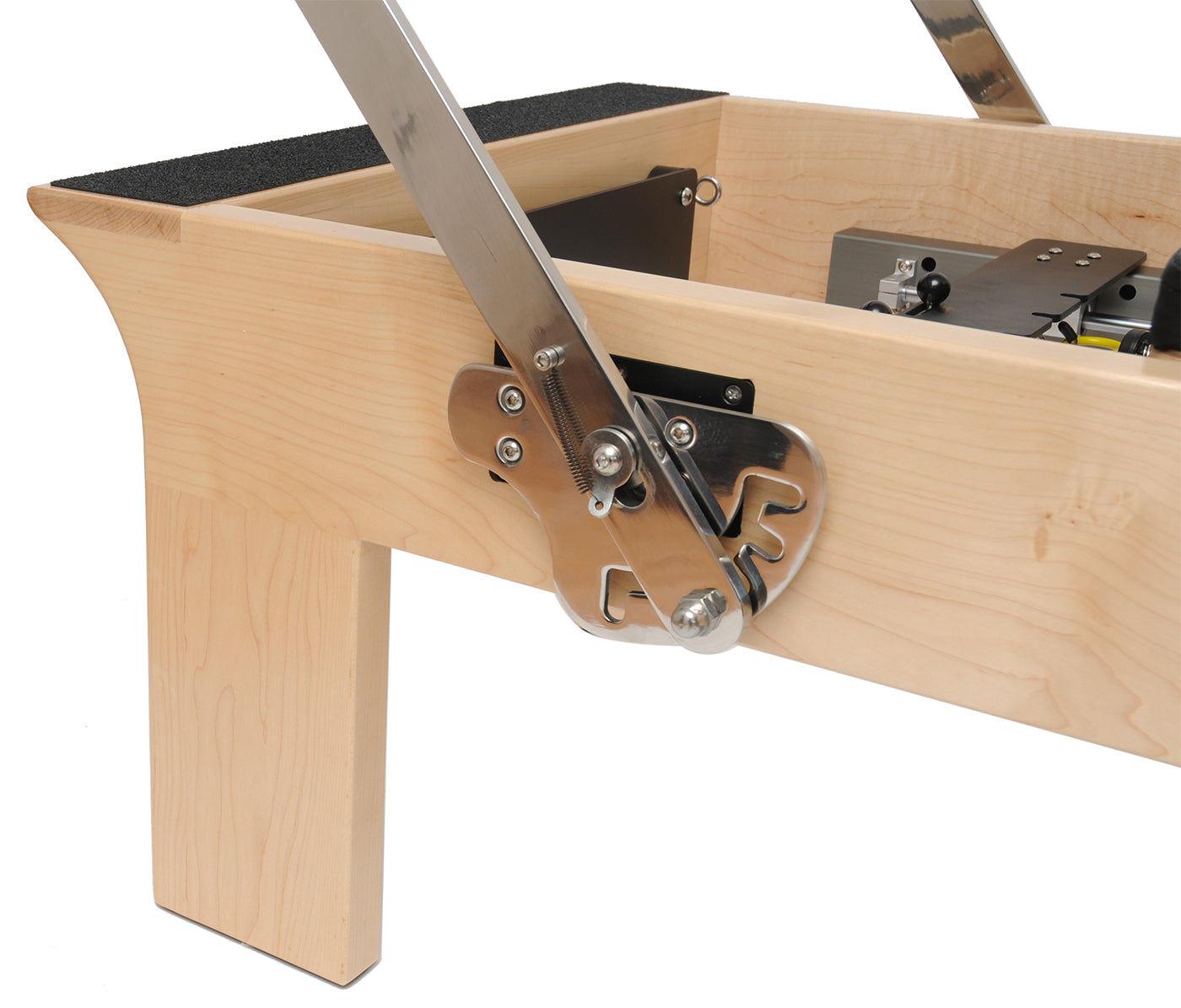 yogistar-pilates-reformer-ahorn-therapeutic-leg-2-wahl-schwarz-inkl-sitting-box- image 4