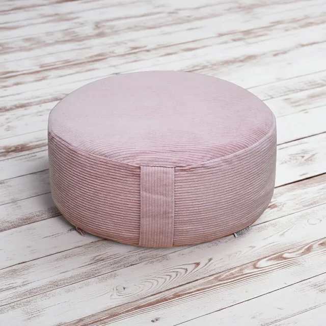 yogistar-meditationskissen-rund-cord-mit-buchweizenspelz image 1