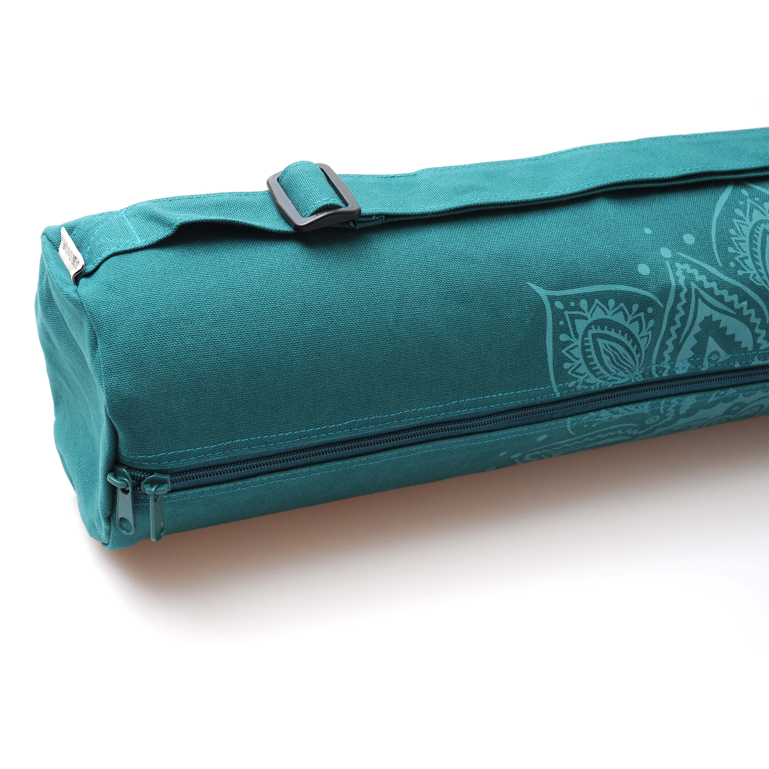 yogistar-yogatasche-yogibag-basic-zip-cotton-86-cm-spiral-mandala-petrol image 2