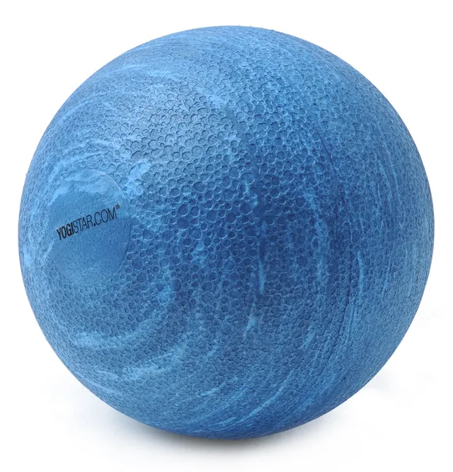yogistar-yoga-faszien-ball-marble-blue-15-5-cm image 1