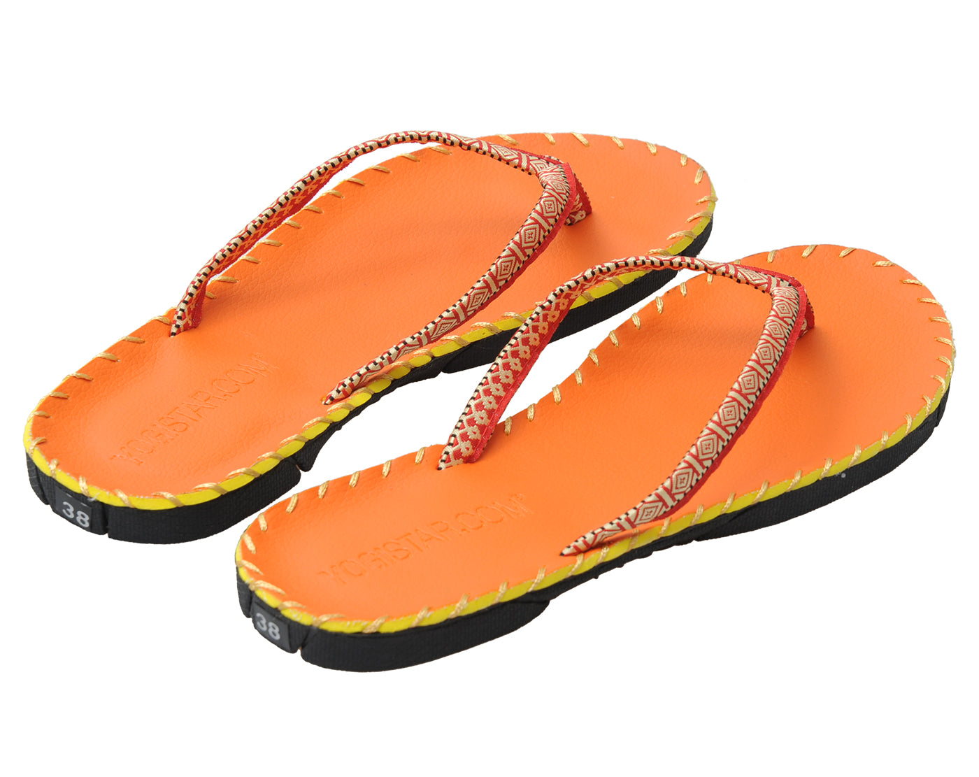 yogistar-yoga-sandalen-orange-ethno-zehentrenner image 3