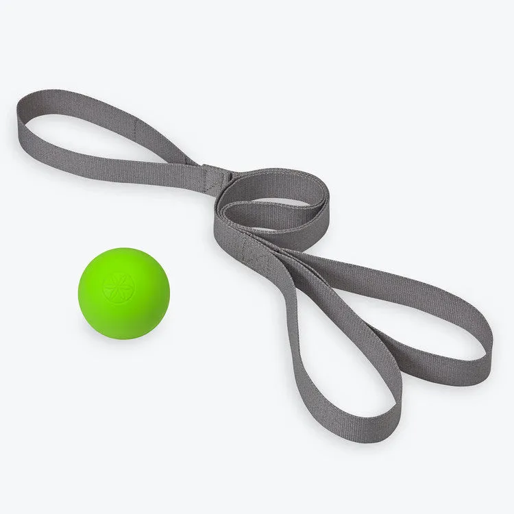 gaiam-restore-stretch-massage-kit-dehnungs-strap-massageball-set image 1