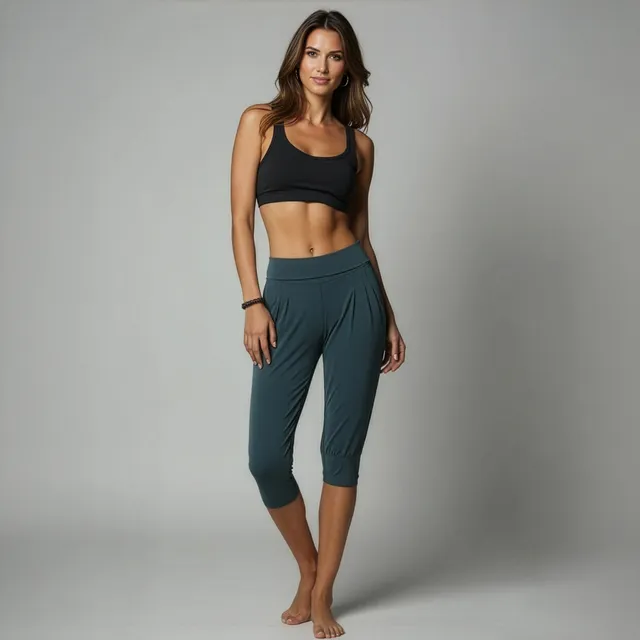 yogistar-rheia-3-4-yoga-pants-pine-green image 1