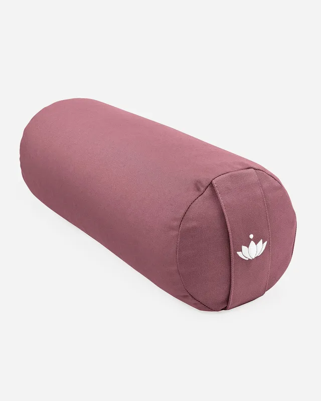 lotuscrafts-yoga-mini-rolle-nackenrolle-12-cm-bio-baumwolle image 1
