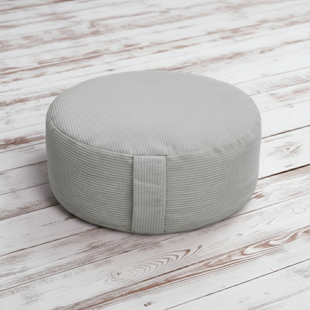 yogistar-meditationskissen-rund-cord-mit-buchweizenspelz image 5