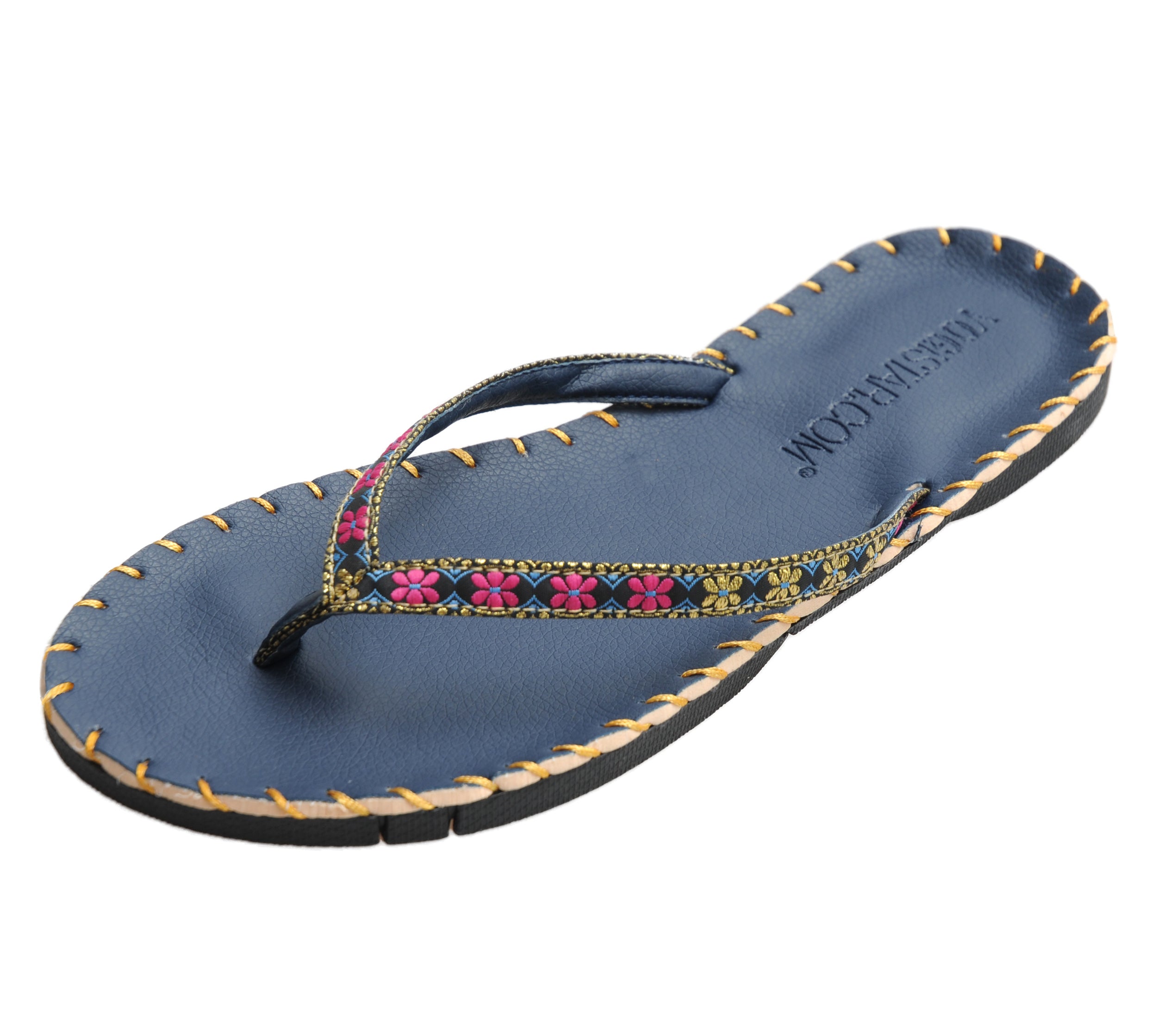 yogistar-yoga-sandalen-navy-blue-ethno-brokat-zehentrenner image 1