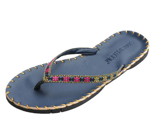 yogistar-yoga-sandalen-navy-blue-ethno-brokat-zehentrenner image 1