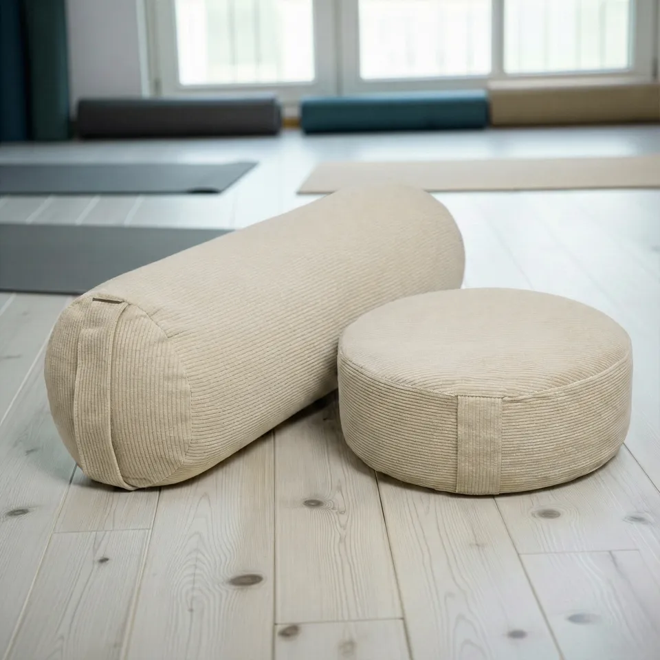 yogistar-yoga-set-velvet-cord-meditationskissen-bolster-yin image 1