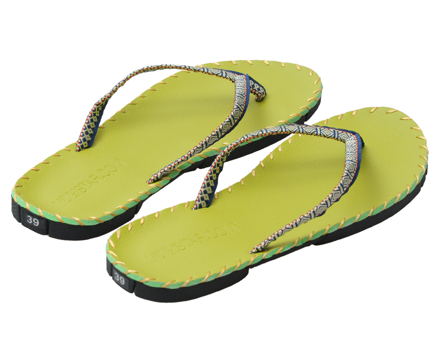 yogistar-yoga-sandalen-green-zehentrenner-ethno image 3