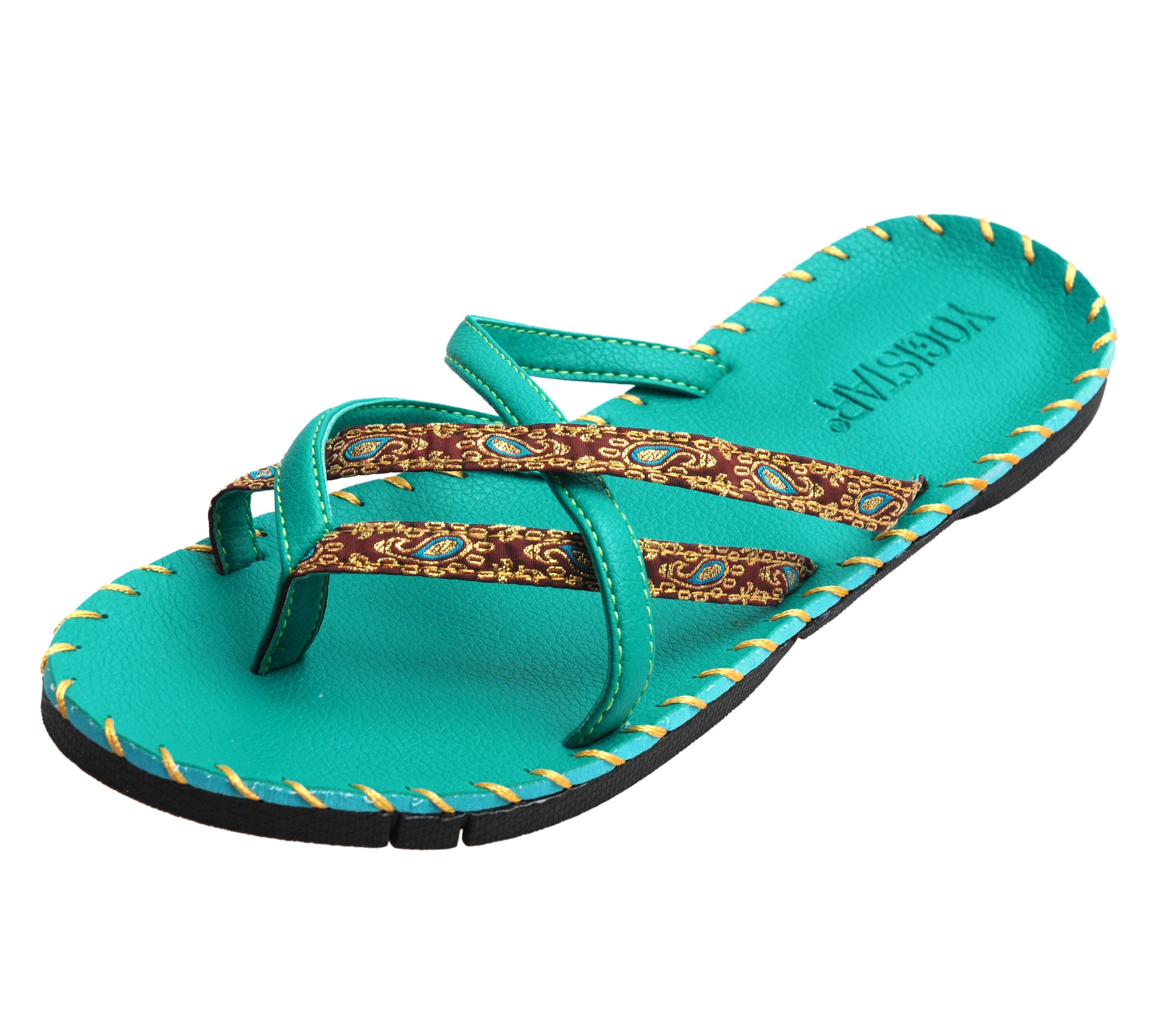 yogistar-yoga-sandalen-turquoise-zehentrenner image 1