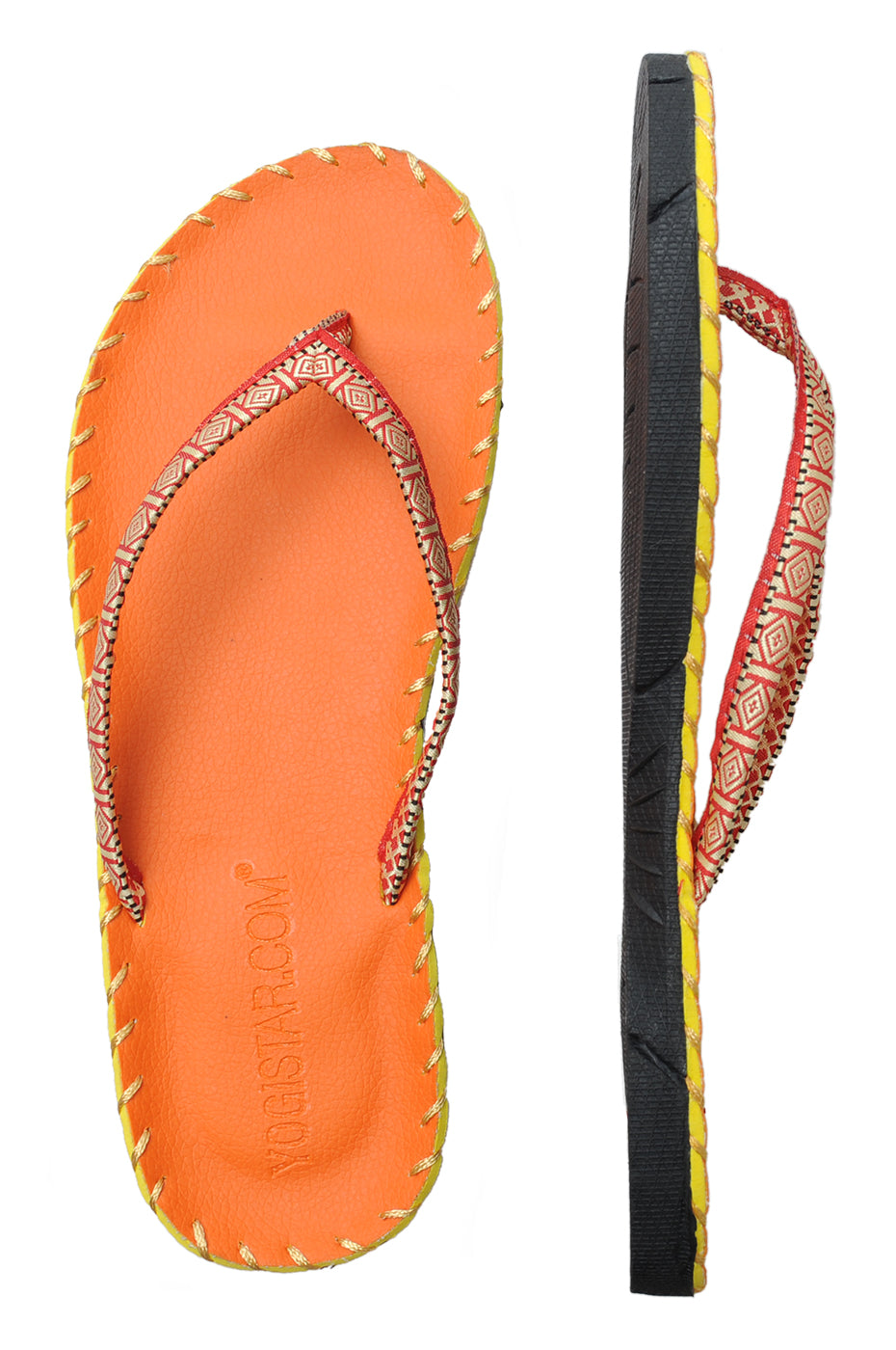 yogistar-yoga-sandalen-orange-ethno-zehentrenner image 2
