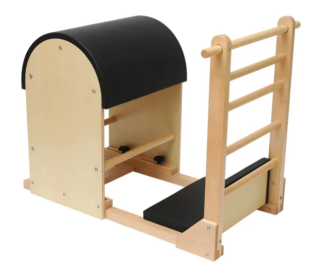 pilatesstar-ladder-barrel-holz-basis-black image 1