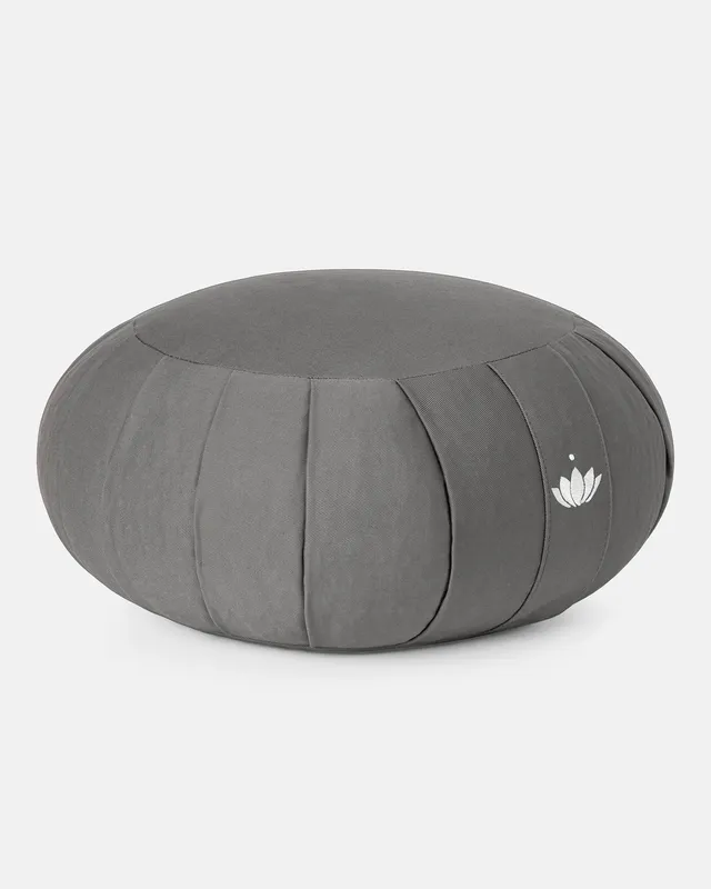 lotuscrafts-zafu-meditationskissen-zen-standard-15cm-bio-dinkelspelzen image 1