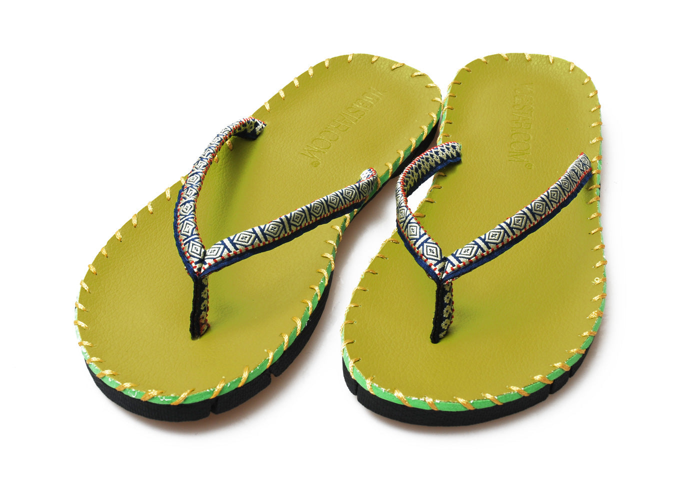 yogistar-yoga-sandalen-green-zehentrenner-ethno image 4