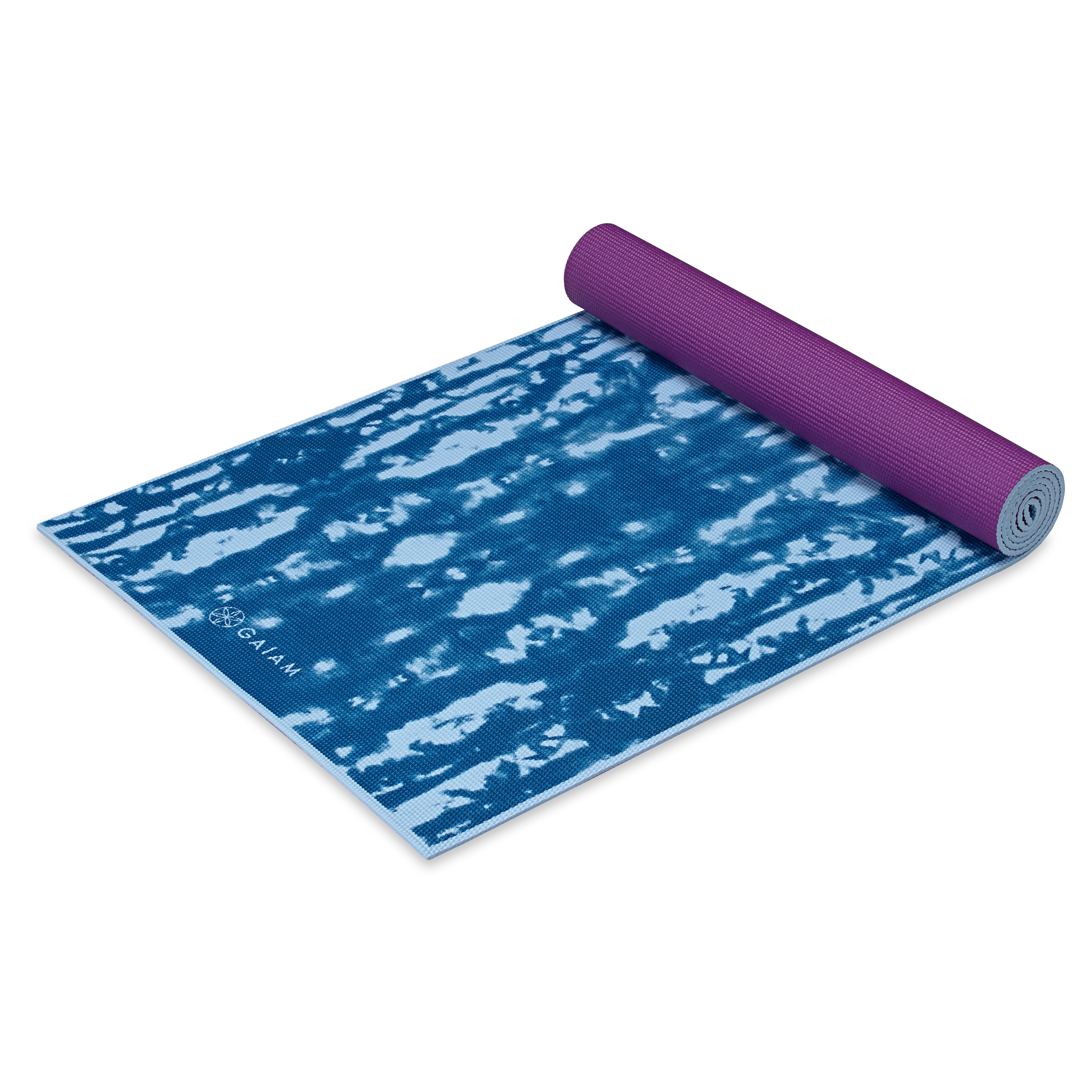 gaiam-reversible-purple-lotus-yogamatte-6mm image 5