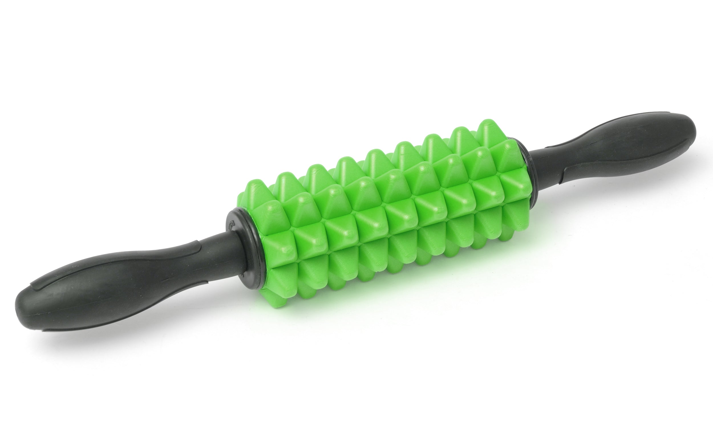 yogistar-faszienroller-massageroller-mit-griffen-green image 1