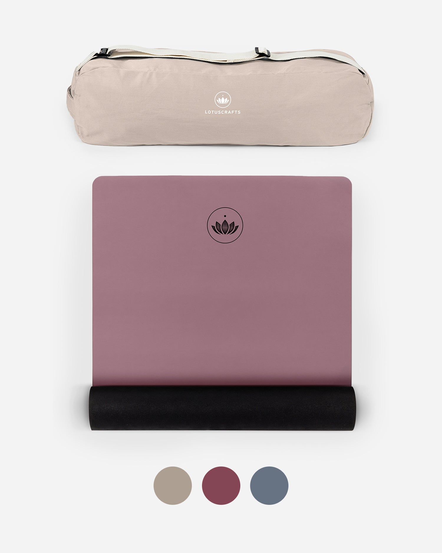 lotuscrafts-yogamatte-pure-set-matte-4-mm-baumwolltasche image 3