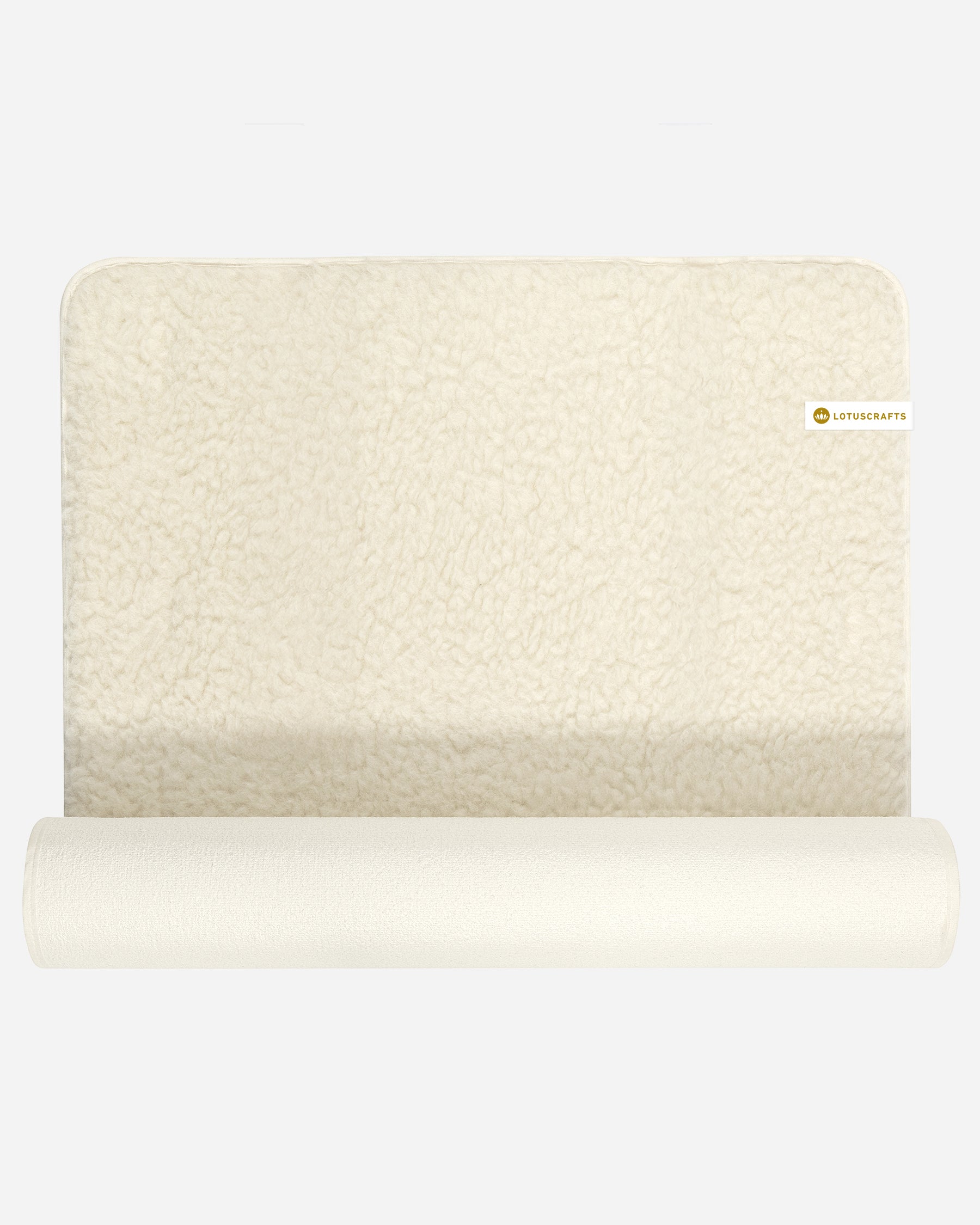 lotuscrafts-yogamatte-wool-aus-schurwolle-2-cm-hochflor image 2