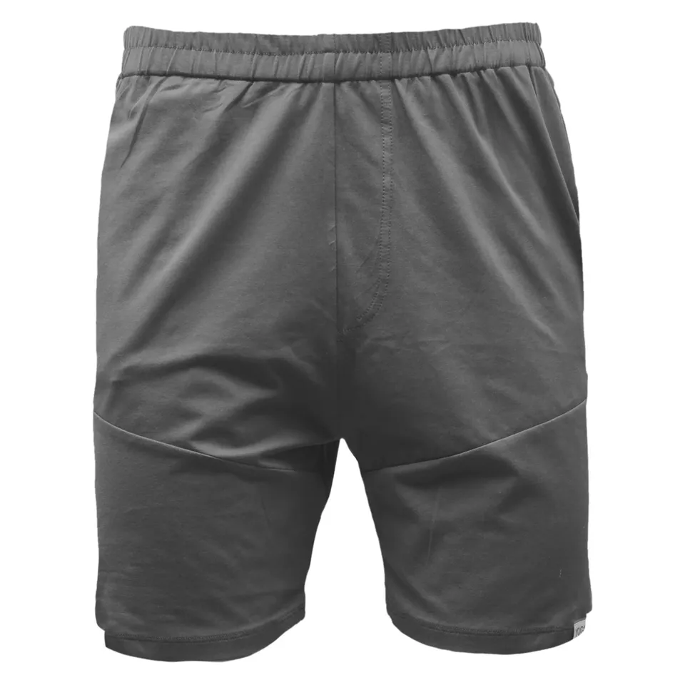 yogistar-yoga-shorts-eli-charcoal-aus-bio-baumwolle image 1