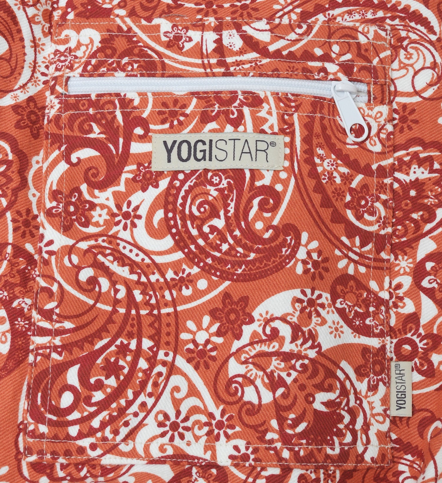 yogistar-yogibag-basic-zip-cotton-art-collection-65cm-paisley-orange-red image 3
