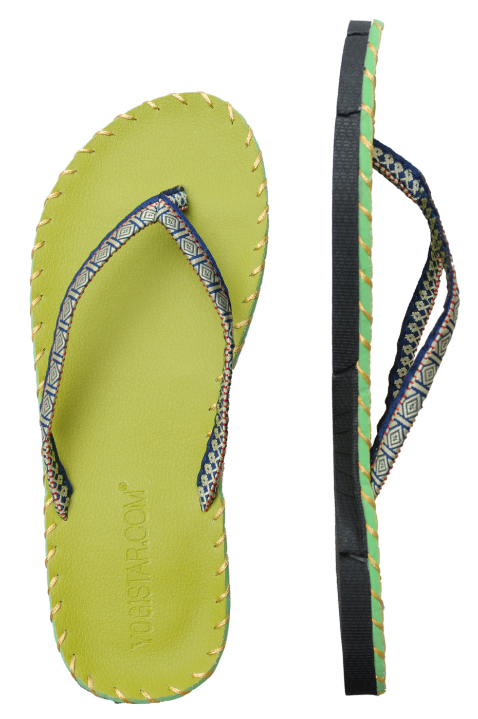 yogistar-yoga-sandalen-green-zehentrenner-ethno image 2