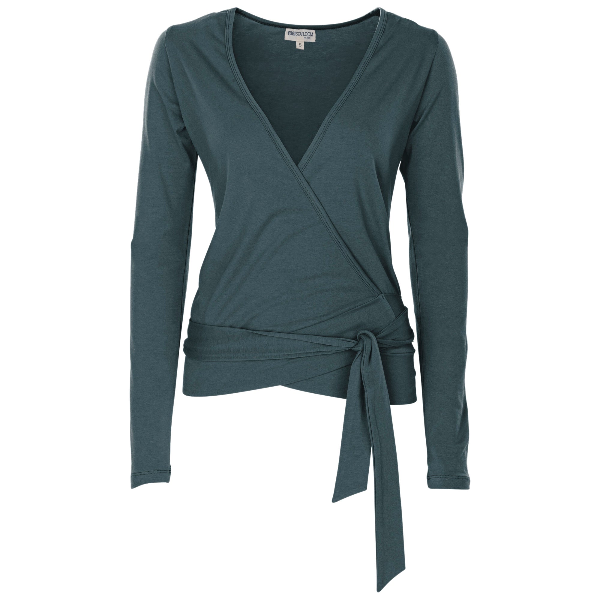 yogistar-wrap-jacket-rheia-wickeljacke-pine-green image 2