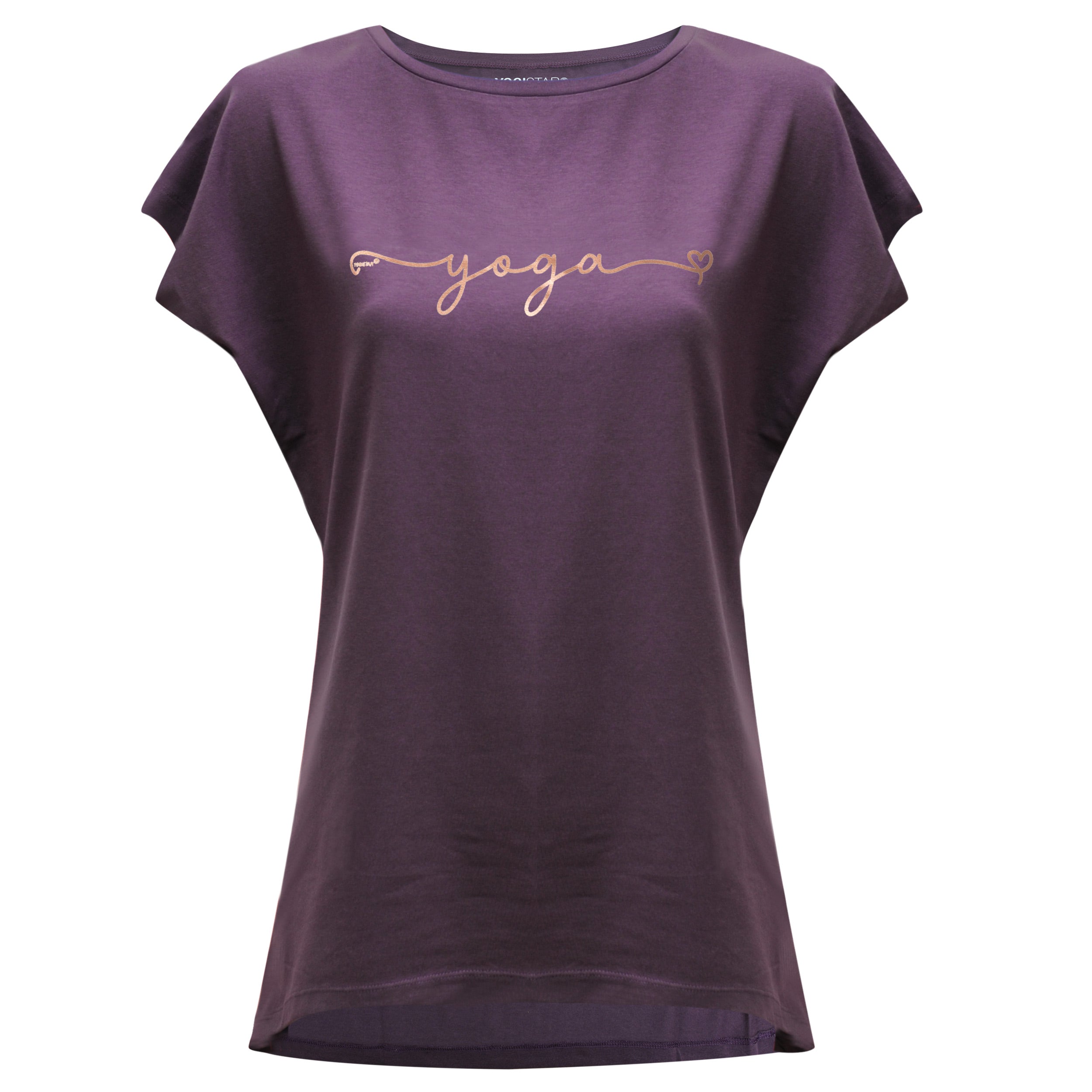 yogistar-yoga-t-shirt-batwing-yoga-berry-copper image 2