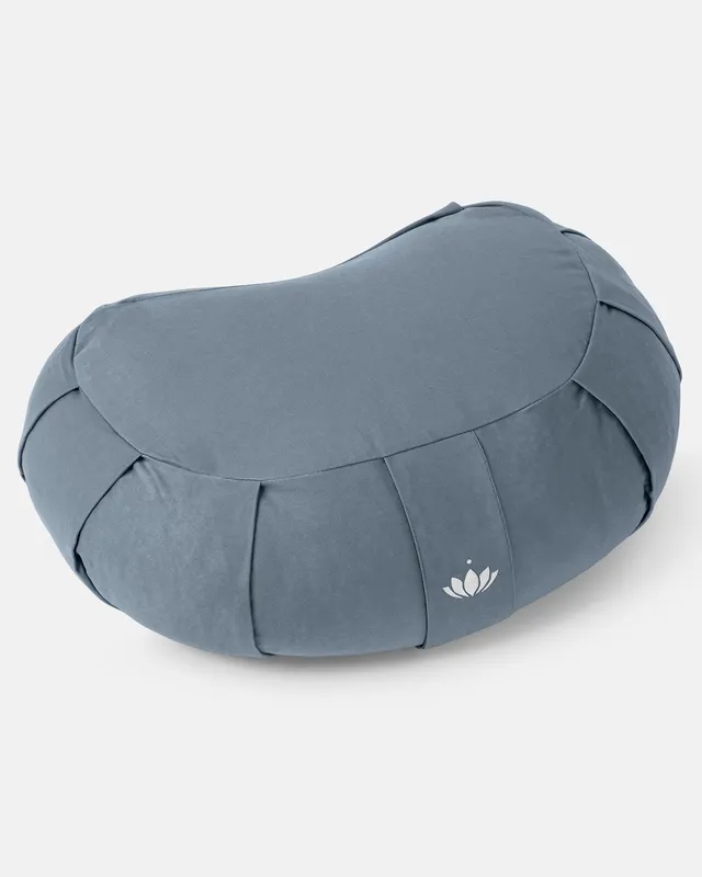 lotuscrafts-zafu-siddha-halbmond-meditationskissen-15-cm image 1