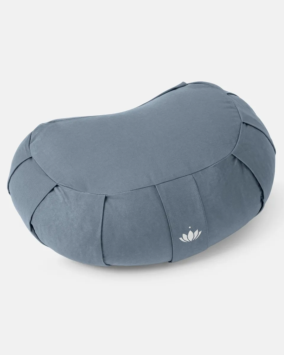 lotuscrafts-zafu-siddha-halbmond-meditationskissen-15-cm image 1