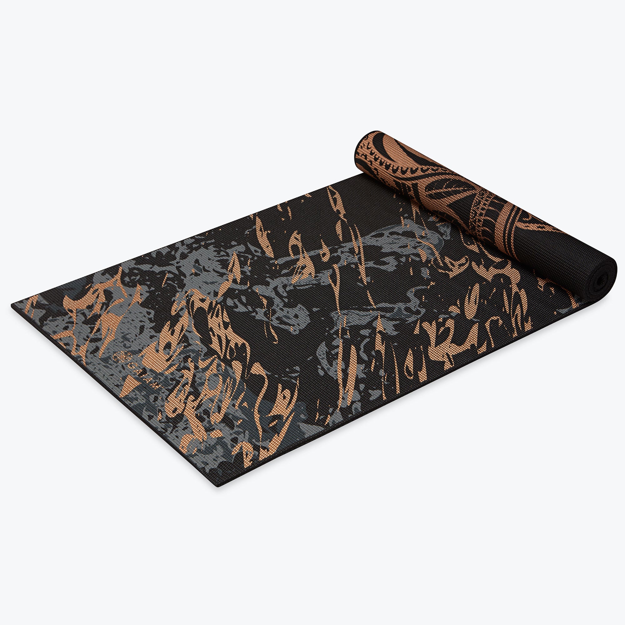 gaiam-premium-reversible-marbled-bronze-medallion-yogamatte-6mm image 7