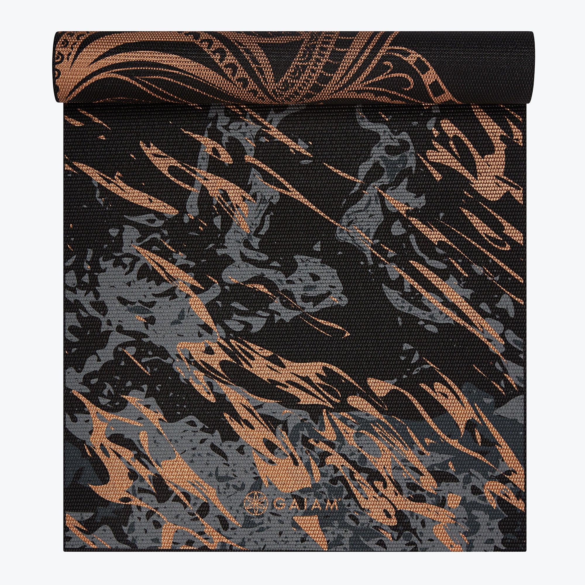 gaiam-premium-reversible-marbled-bronze-medallion-yogamatte-6mm image 5
