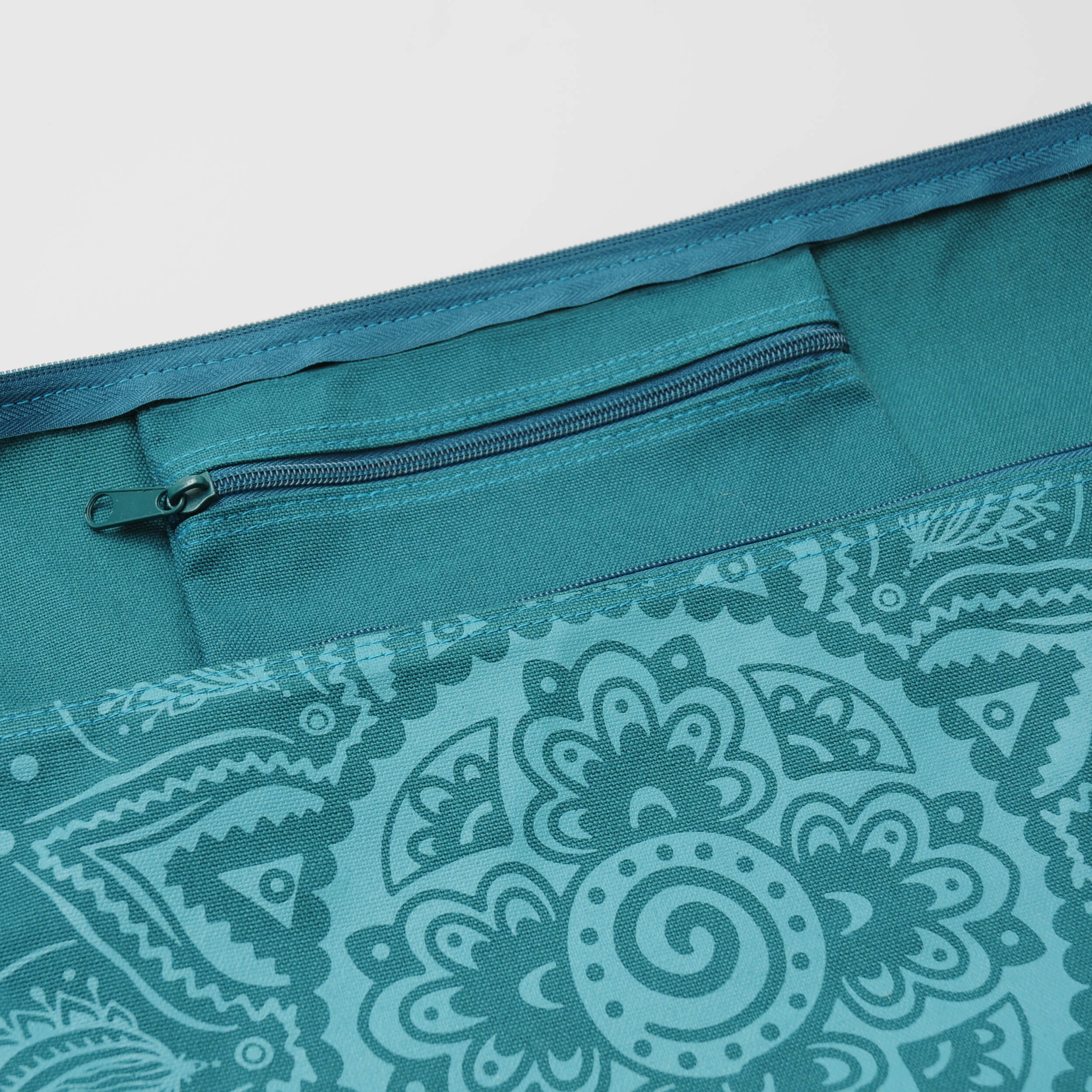 yogistar-yogatasche-yogibag-basic-zip-cotton-86-cm-spiral-mandala-petrol image 3