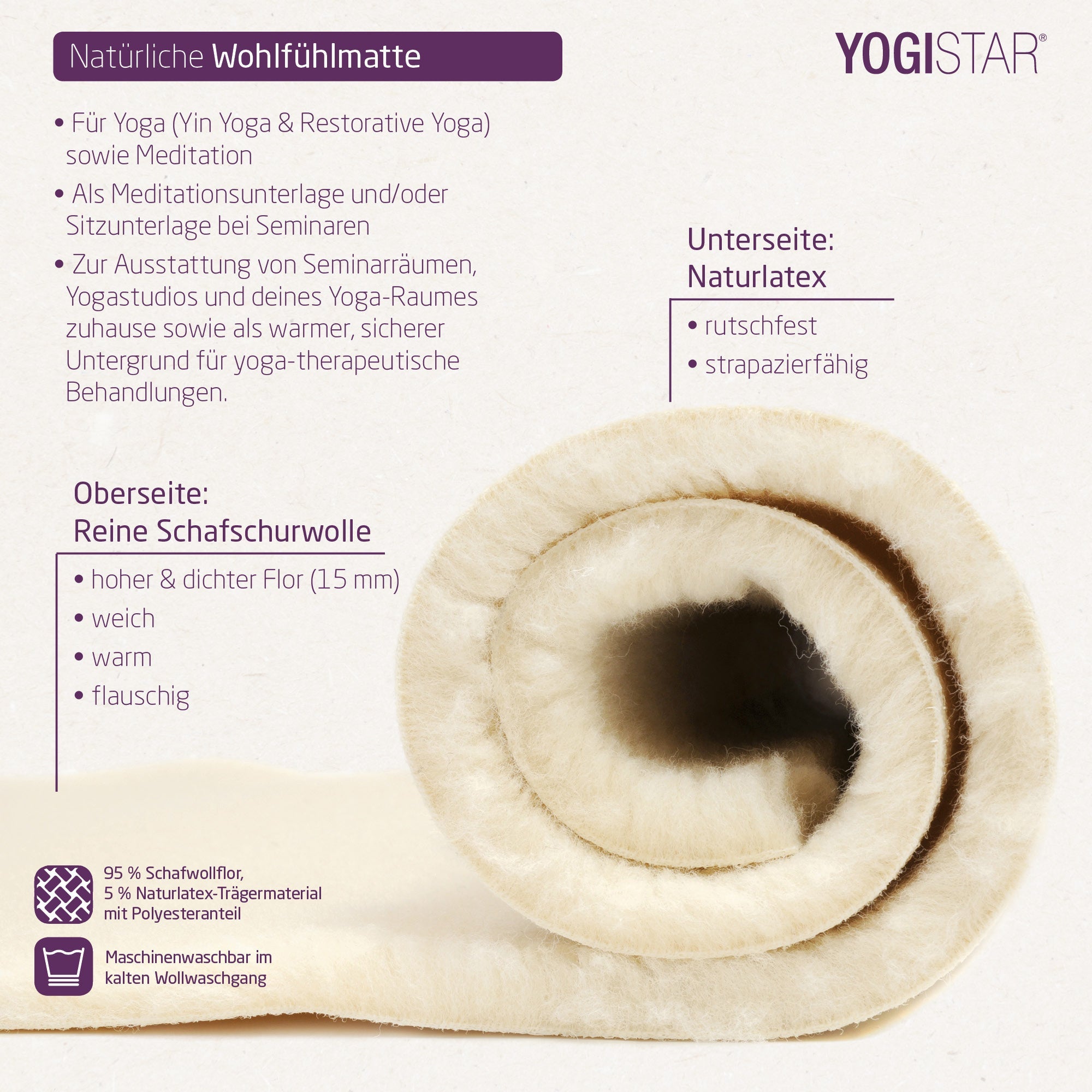 yogistar-yogimat-natur-yogamatte-aus-schurwolle image 2