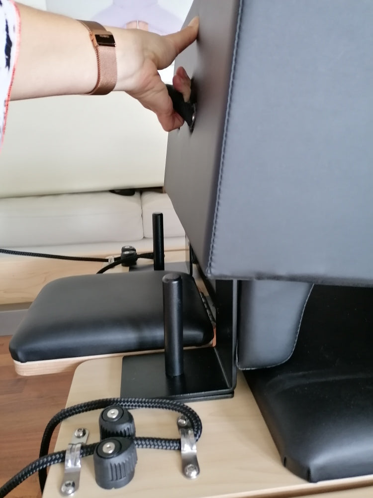 yogistar-pilates-reformer-ahorn-short-leg-schwarz-inkl-sitting-box-jump-board image 4