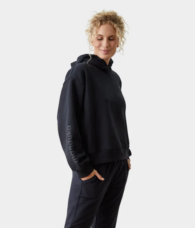 manduka-half-moon-kapuzenpullover-oversize-hoodie-aus-fleece-damen image 1