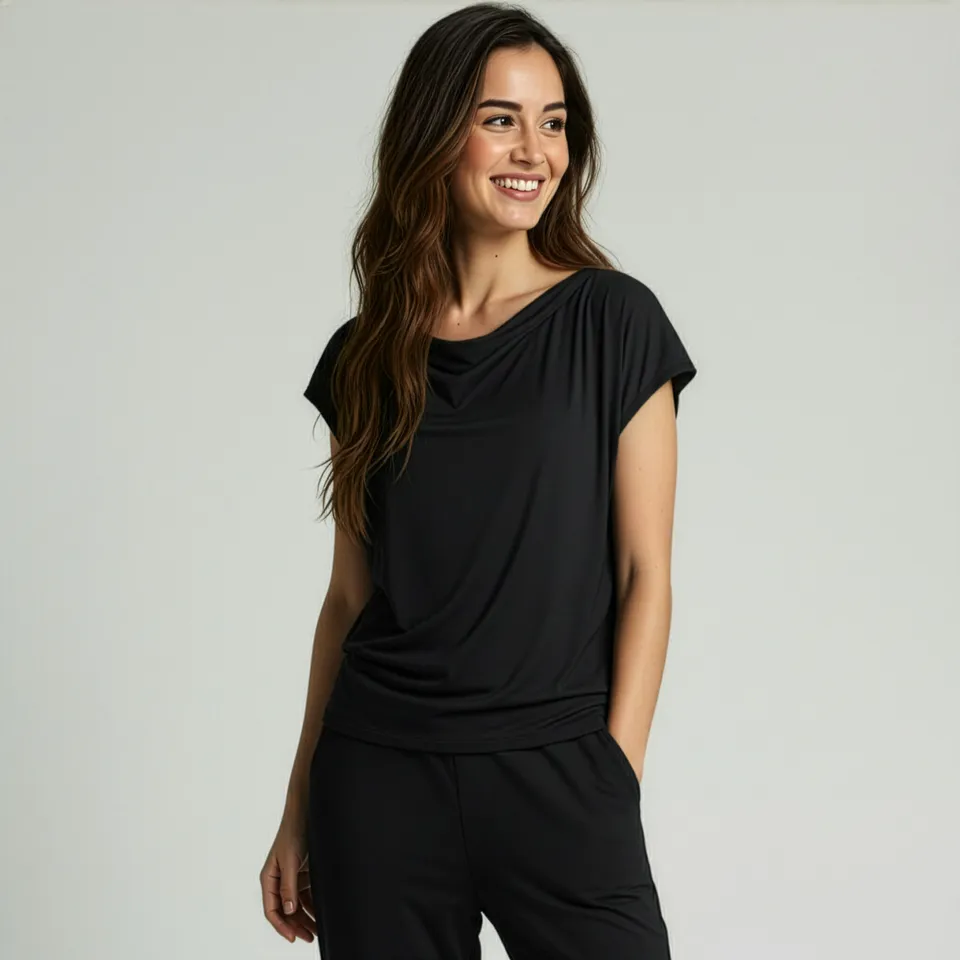 yogistar-yoga-shirt-flowing-batwing-ala-schwarz image 1