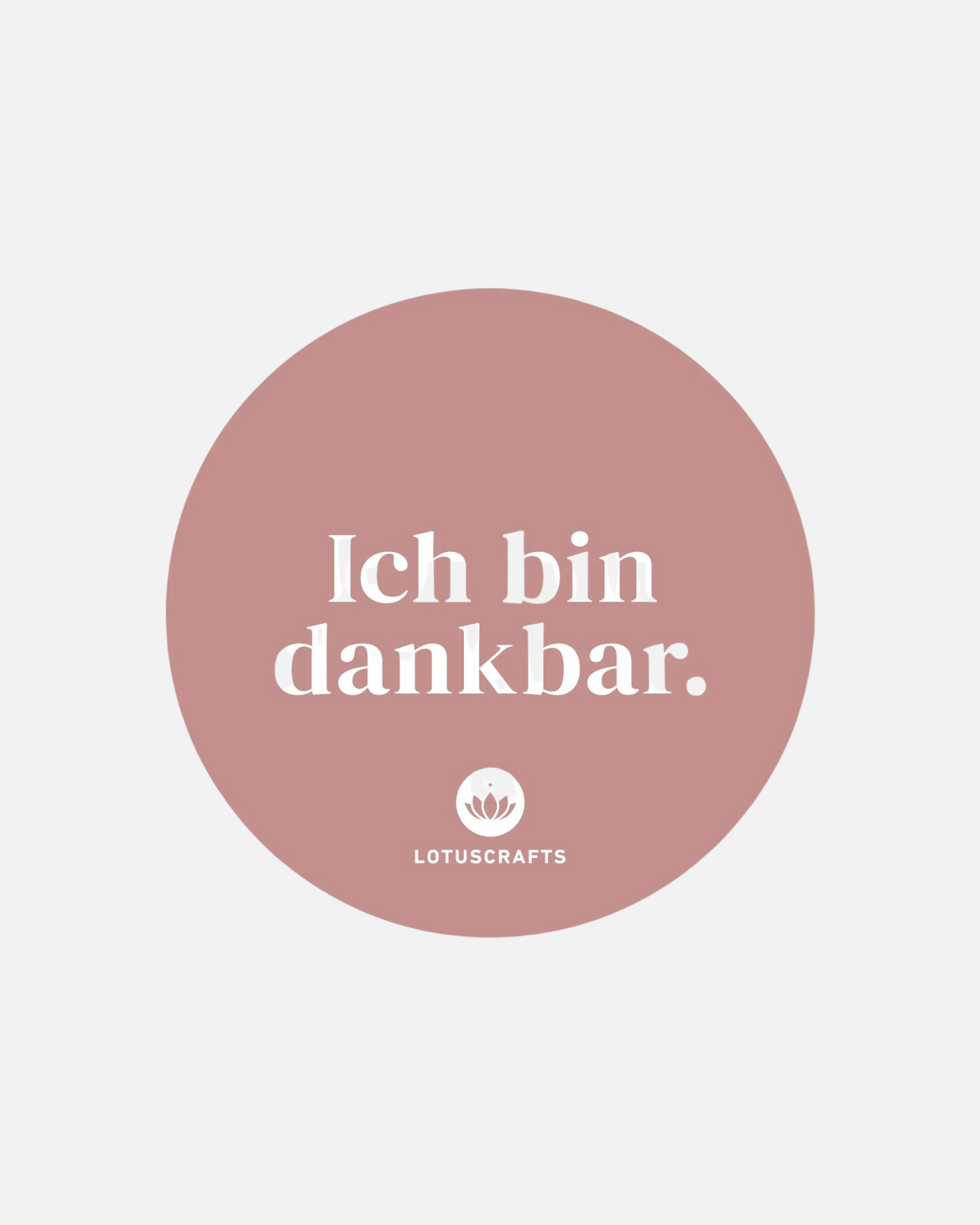 lotuscrafts-yogamatten-sticker-ich-bin-dankbar image 1