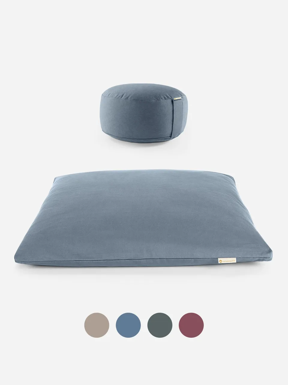 lotuscrafts-meditations-set-lotus-15-cm-ohne-stick-inkl-matte-gratis-kurs image 1