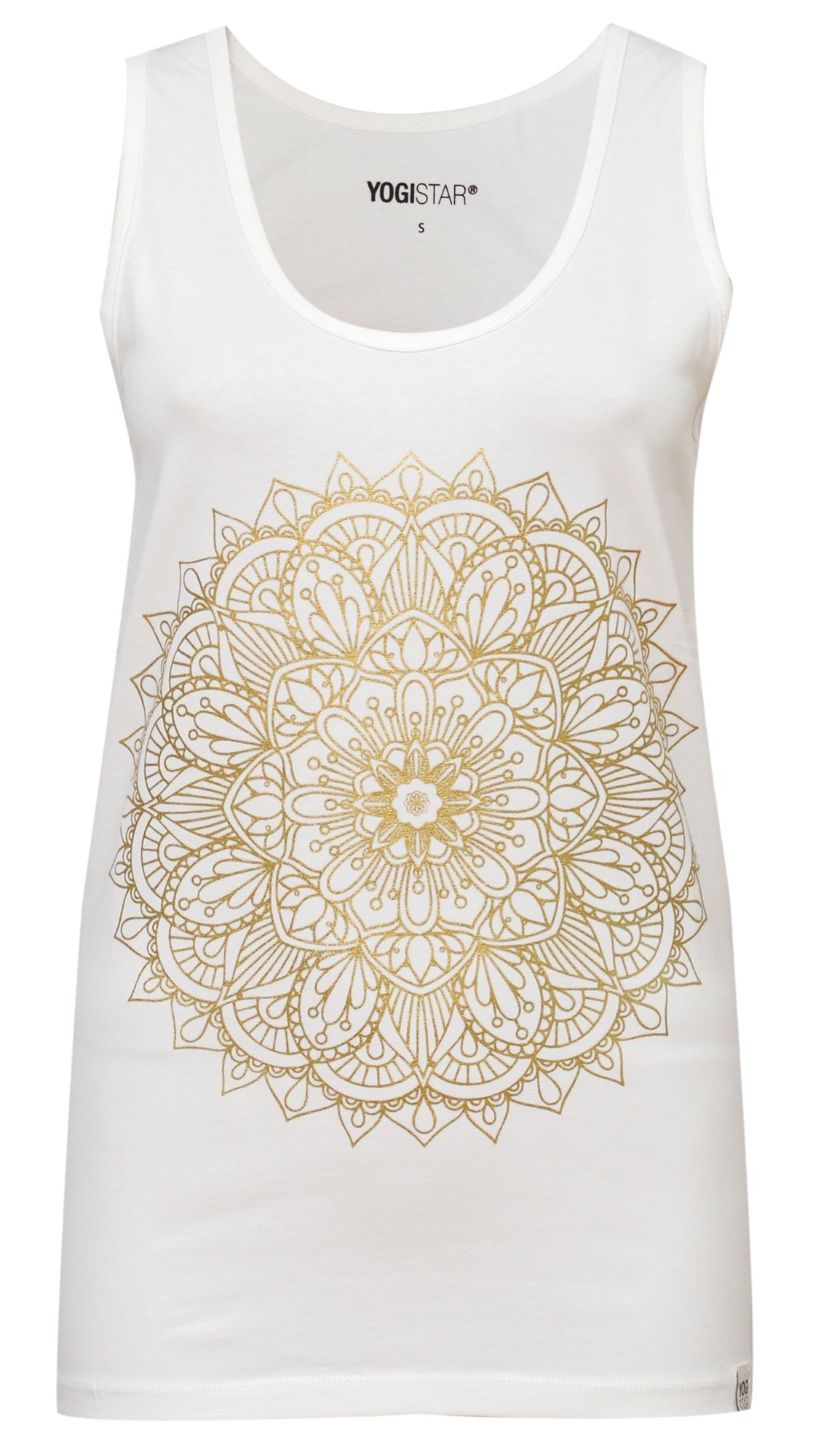 yogistar-yoga-tank-top-mandala-ivory-gold image 2