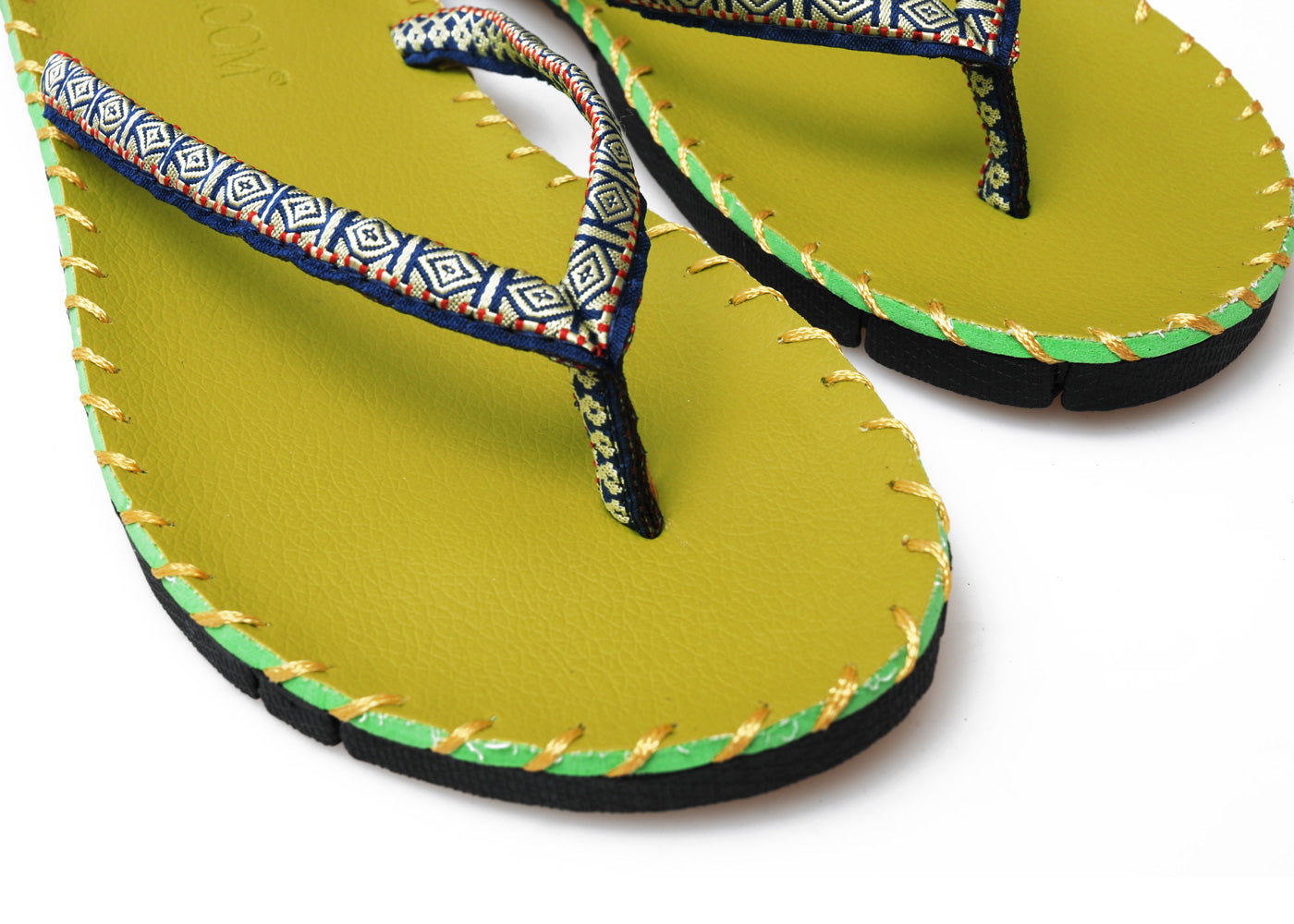 yogistar-yoga-sandalen-green-zehentrenner-ethno image 5