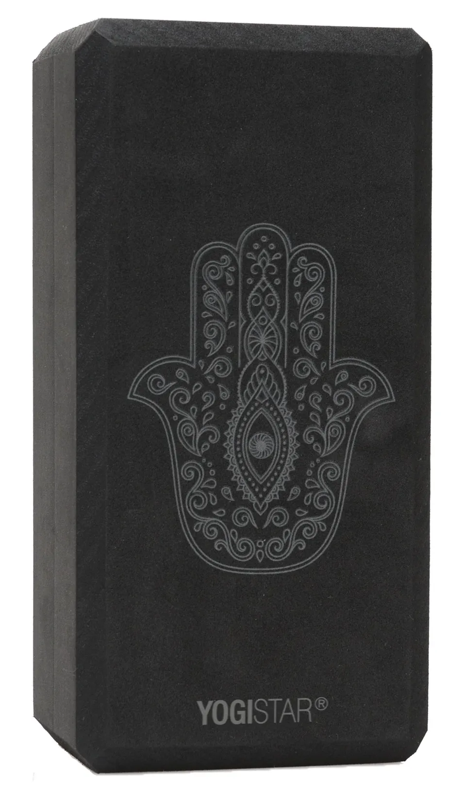 yogistar-yogiblock-basic-yogablock-art-collection-hand-of-fatima-zen-black image 1