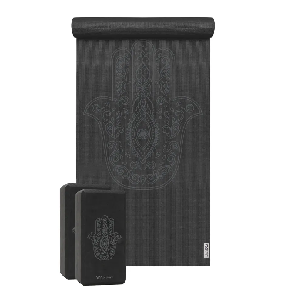 yogistar-yoga-set-starter-edition-hand-of-fatima-yogamatte-2-bl-cke image 1